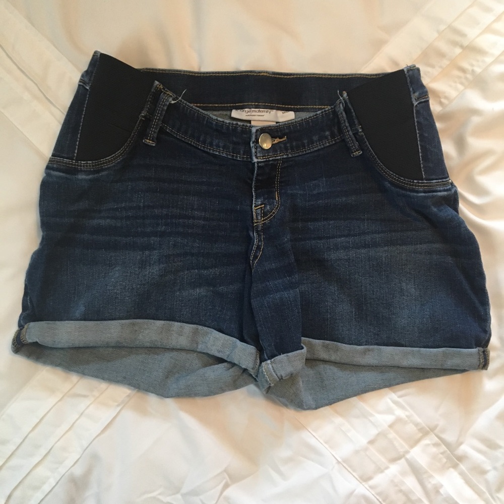 Maternity Jean Shorts